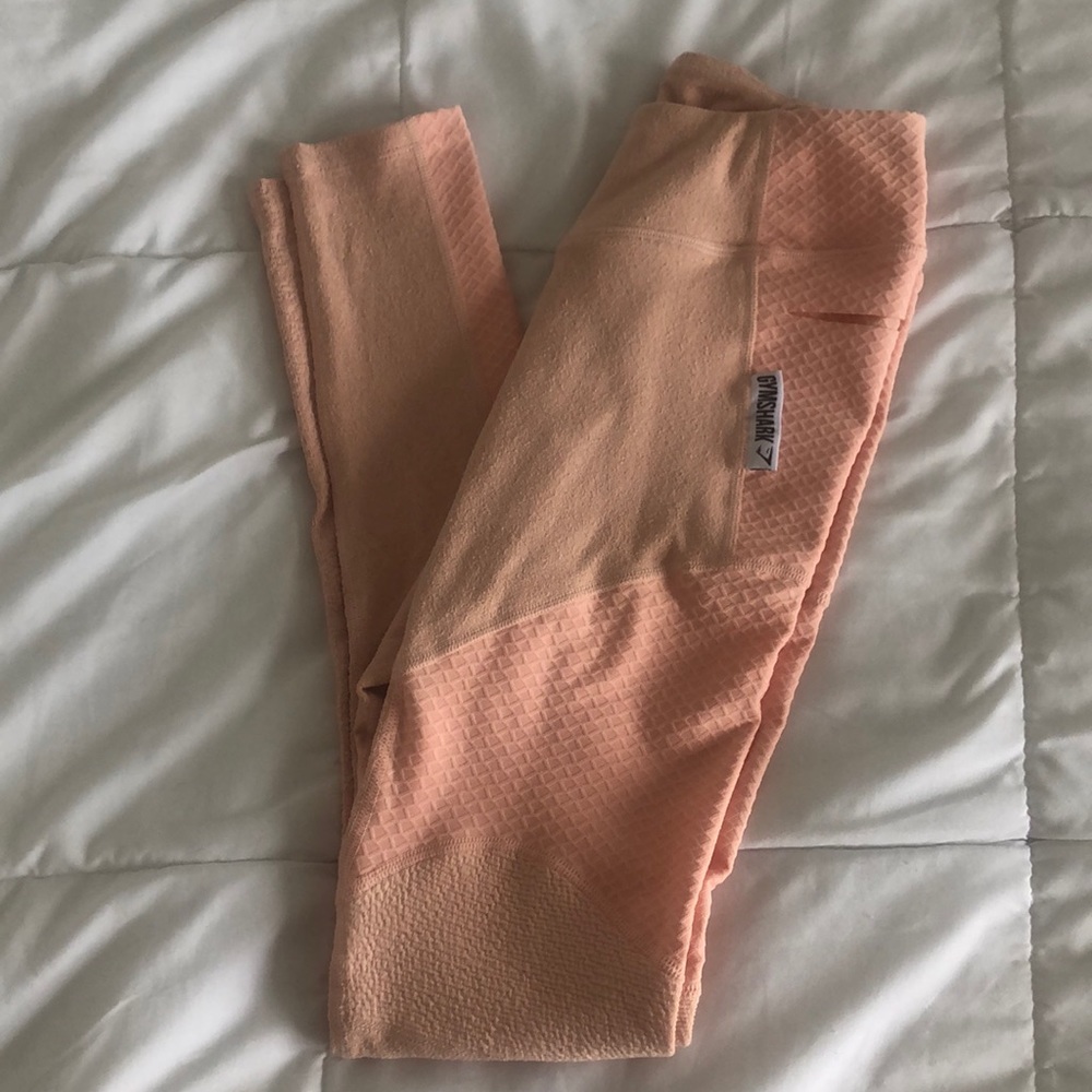 pink gymshark leggings